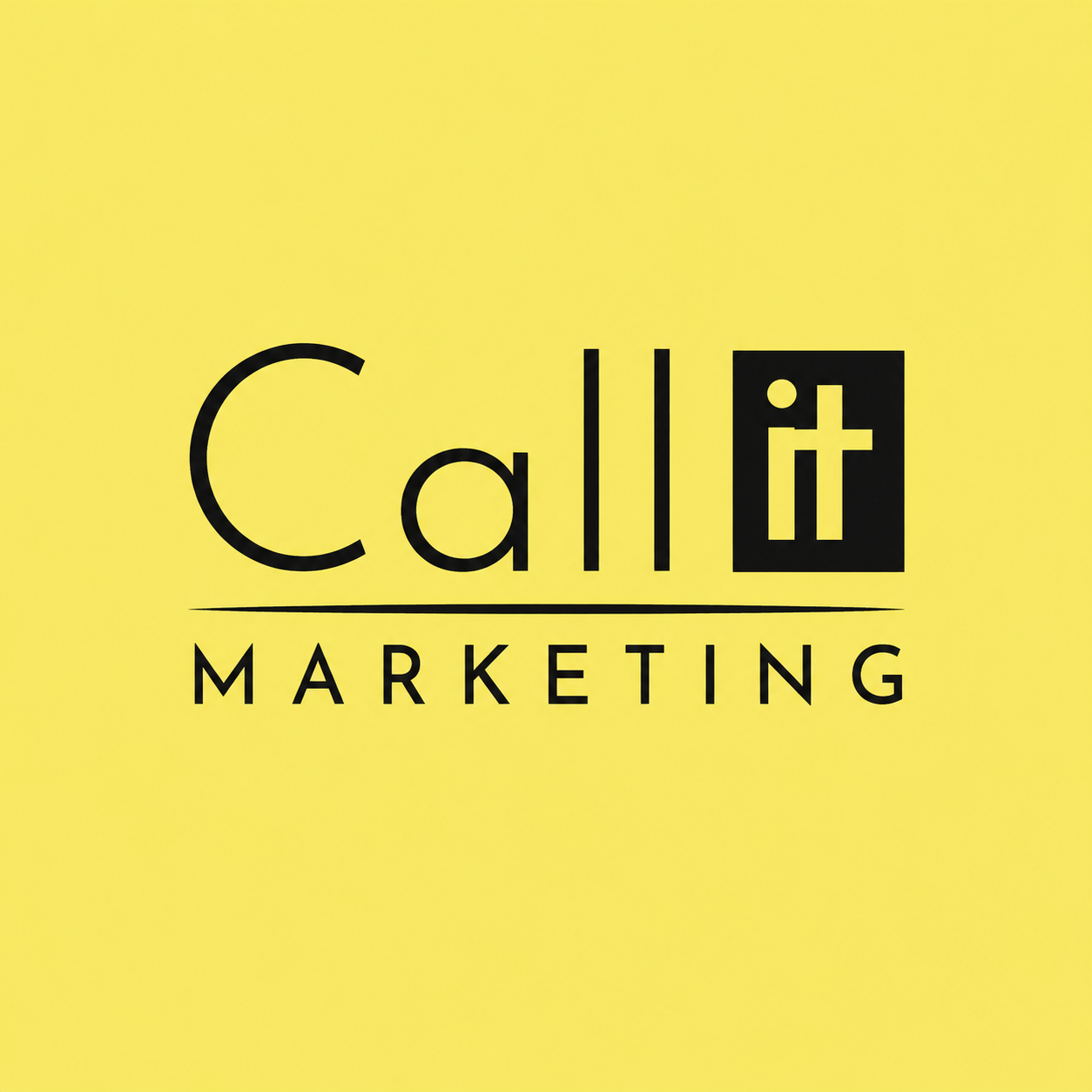 Call it Marketing logo